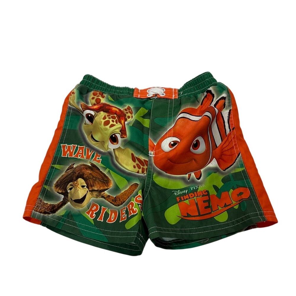 Disney Finding Nemo Vintage Boys 12M Swim Trunks Summer Beachy Vacation Y2k